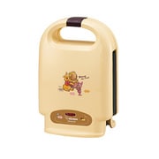 1枚プーさんホットサンドメーカー イエロー EM-GZ10P-EZ