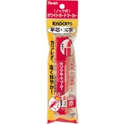 ホワイトボードマーカー ノックル 平芯・太字 赤 XEMWL6WB