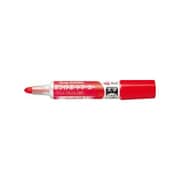 ホワイトボードマーカー ノックル 丸芯・太字 4mm 赤 EMWL5W-B