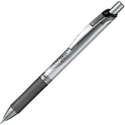 シャープペン エナージェルシャープペンシル 0.5mm HB ノック式 本体色:シルバー/ブラック パック入 XPL75-A