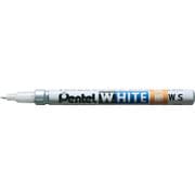 ホワイト 業務用 極細 1.3mm 白 X100W-SDG