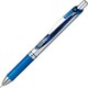 ゲルインキボールペン ENERGEL（エナージェル） 0.5mm ノック式 インク色：青 本体色：シルバー ニードルチップ 速乾 BLN75Z-C