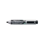 ノック式ハンディホワイトボードマーカー 太字・平芯 2.1~5.5mm 黒 MWXN6M-A