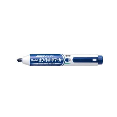 ノック式ハンディホワイトボードマーカー 丸芯・中字 1.9mm 青 MWXN5M-C
