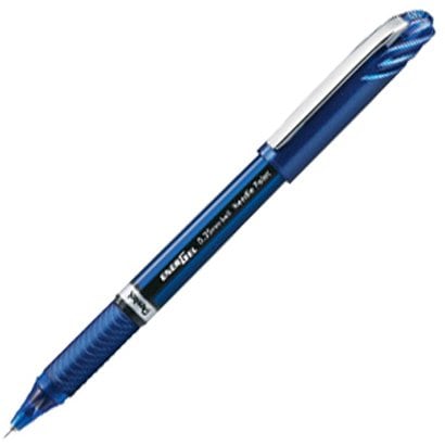 ゲルインキボールペン ENERGEL EURO（エナージェルユーロ） 0.35mm キャップ式 インク色：青 本体色：ブルー ニードルチップ 超極細 速乾 BLN23-C