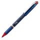 ゲルインキボールペン ENERGEL EURO（エナージェルユーロ） 0.35mm キャップ式 インク色：赤 本体色：ブルー ニードルチップ 超極細 速乾 BLN23-B