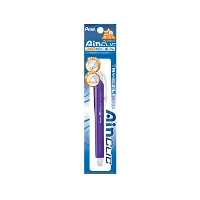 ホルダー式消しゴム アインクリｯク メタルパープル XZE15-MV