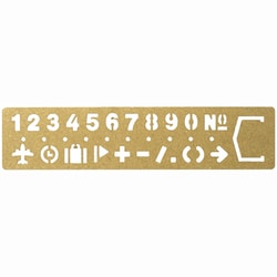 ブラス　テンプレート　ブックマーク　ナンバー 42168006