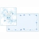 カラー色紙　二つ折り　青い鳥柄 33139006
