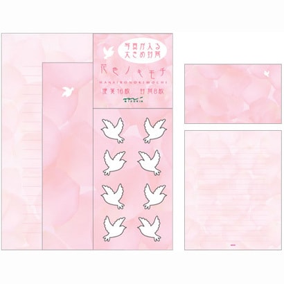レターセット134　花色ノキモチ 86134006
