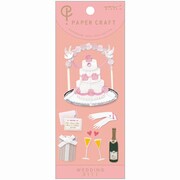 PC シール<M>3111 結婚ケーキ柄 83111006