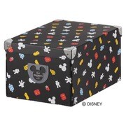 4066MPクロ [DISNEY MAGIC POCKETS 4066MP 収納ボックス Mサイズ 黒]