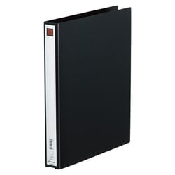 リングファイル(エコノミータイプ) 612 A4タテ型 内径25mm 黒 612クロ