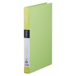 シンプリーズ リングファイル 641SP A4タテ型 内径19mm 黄緑 641SPキミ