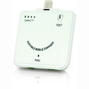 スマートフォン用ポータブルバッテリー1900mAh ホワイト BM-POBAM/WH