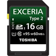 SDHCメモリーカード UHS-I 16GB EXCERIA Type2 SD-GU016G2