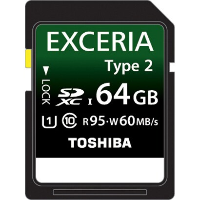 SDXCメモリーカード UHS-I 64GB EXCERIA Type2 SD-GU064G2