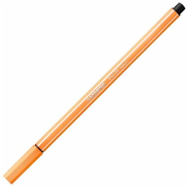 STABILO ペン68 ファイバーペン 1.0mm 蛍光オレンジ 68-054