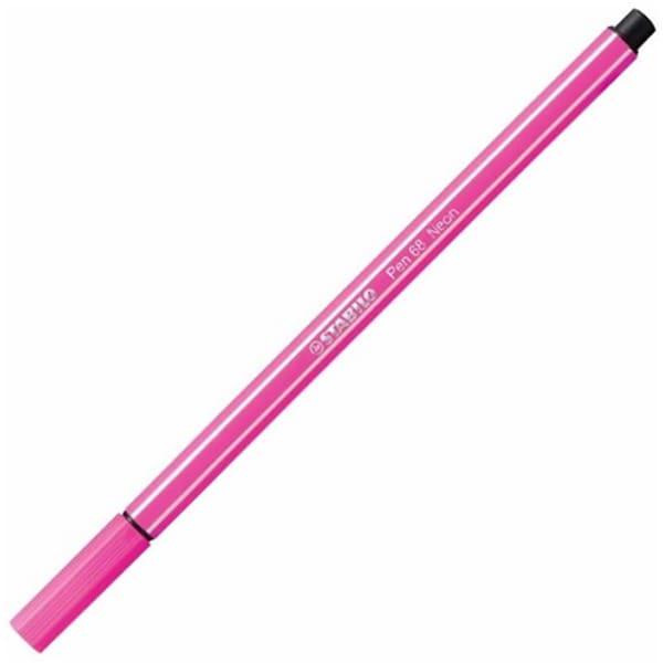 STABILO ペン68 ファイバーペン 1.0mm 蛍光ピンク 68-056