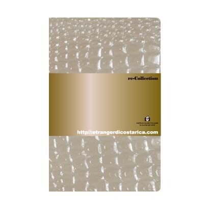 Pocket Cover"Crocodile" Ivory RCP-B3-01
