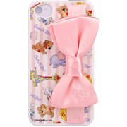 カスタムカバー リボン iPhone4/4S スージー・ズーPK