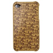 Woodケース iPhone4/4S [トイストーリー エイリアン 総柄]