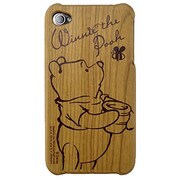 Woodケース iPhone4/4S [プーさん ハチミツ]