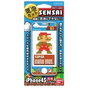 プリントガードSENSAI iPhone 4/4S用 気泡カット スーパーマリオブラザーズ マリオ