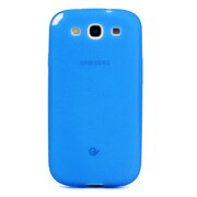 aglowDESIGN GALAXY S3 SC-06D用 TPUケース クリアブルー