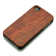 RX-IP4WD01 [iPhone4S用ウッド&ポリカケースローズウッド]