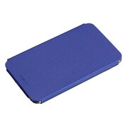GALAXY Note docomo:SC-05D用 レザーカバー ブルー M1122BL