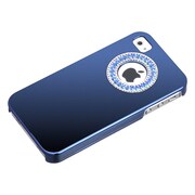 M1217BL [iPhone4/4S用 サークル ライムケース ブルー]