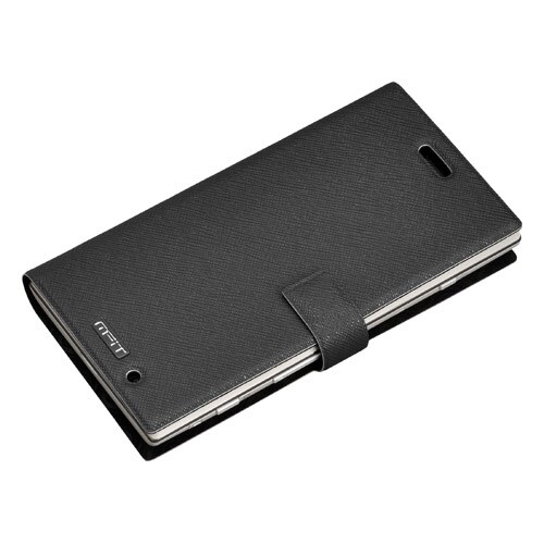 M1219BK [Xperia acro HD docomo：SO-03D/au：IS12S用 スリムケース ブラック]