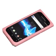 M1228PK [Xperia acro HD docomo：SO-03D/au：IS12S用 レザーバー ピンク]