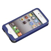M1230BL [iPhone4/4S用 レザーバー ブルー]