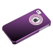 M1217PP [iPhone4/4S用 サークル ライムケース パープル]