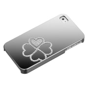M1238SR [iPhone4/4S用 クローバー ライムケース シルバー]