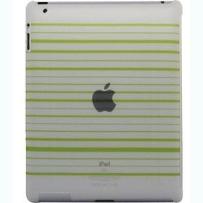 iPad2/第3世代iPad用ケース NUU BaseCase Stripe グリーン NUU-BC3-4