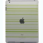 iPad2/第3世代iPad用ケース NUU BaseCase Stripe グリーン NUU-BC3-4
