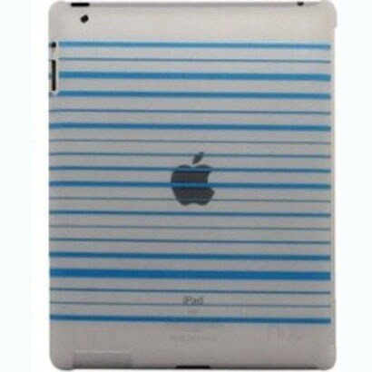 iPad2/第3世代iPad用ケース NUU BaseCase Stripe ブルー NUU-BC3-5