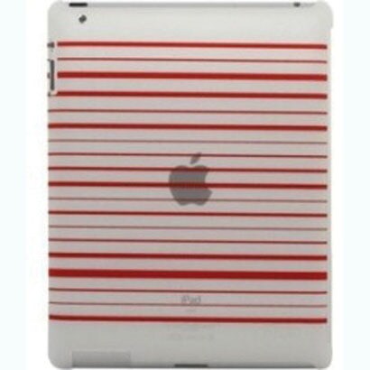 iPad2/第3世代iPad用ケース NUU BaseCase Stripe レッド NUU-BC3-8