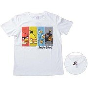 アングリーバード Tシャツ [クラシック・1 ホワイト XL]