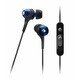 TH-ECAS351BBL [カナル型インナーイヤーヘッドホン CLEF-Urban スマートフォン対応 ブラックXブルー]