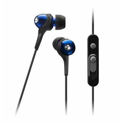TH-ECAS351BBL [カナル型インナーイヤーヘッドホン CLEF-Urban スマートフォン対応 ブラックXブルー]