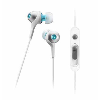 TH-ECAS351WTL [カナル型インナーイヤーヘッドホン CLEF-Urban スマートフォン対応 ホワイトXライトティール]