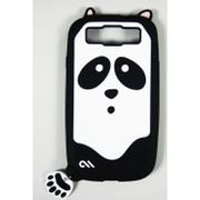 Galaxy S3(SC-06D)用 ソフトケース クリーチャーズ パンダ ブラック CM021831