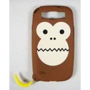 Galaxy S3(SC-06D)用 ソフトケース クリーチャーズ モンキー ブラウン CM021827