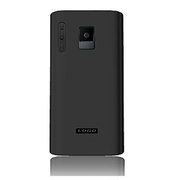 CP12P07D-BK [Silicone Case for ELUGA power P-07D ブラック]