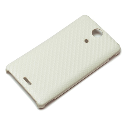 PG-SO04D17CWH [Xperia GX SO-04D 専用ポリカーボネイトハードケース カーボンホワイト]