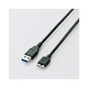 正規認証USB3.0ケーブル(A-microB) 0.5m U3C-AMB05BK